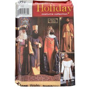 Simplicity 7031 Nativity Costume Pattern Size AA XS-Small-Medium Holiday UNCUT